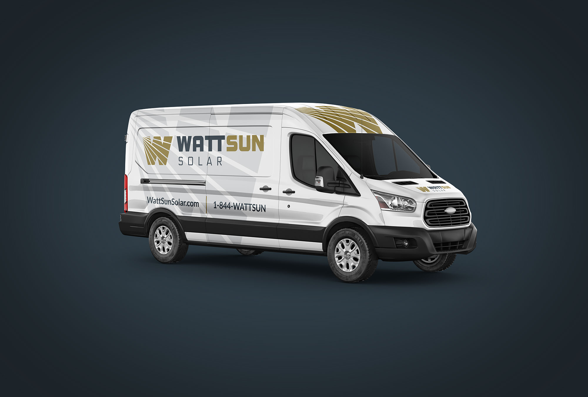 WattSun brand van wrap