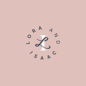 Lora & Isaac logo option