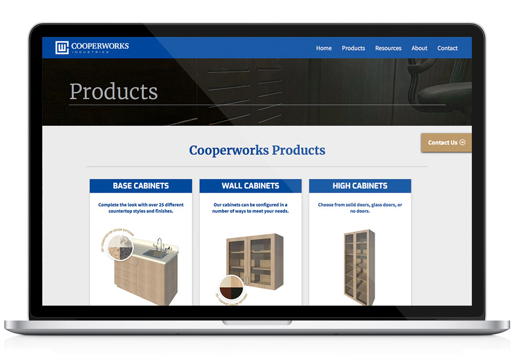 CooperWorks WordPress website product page