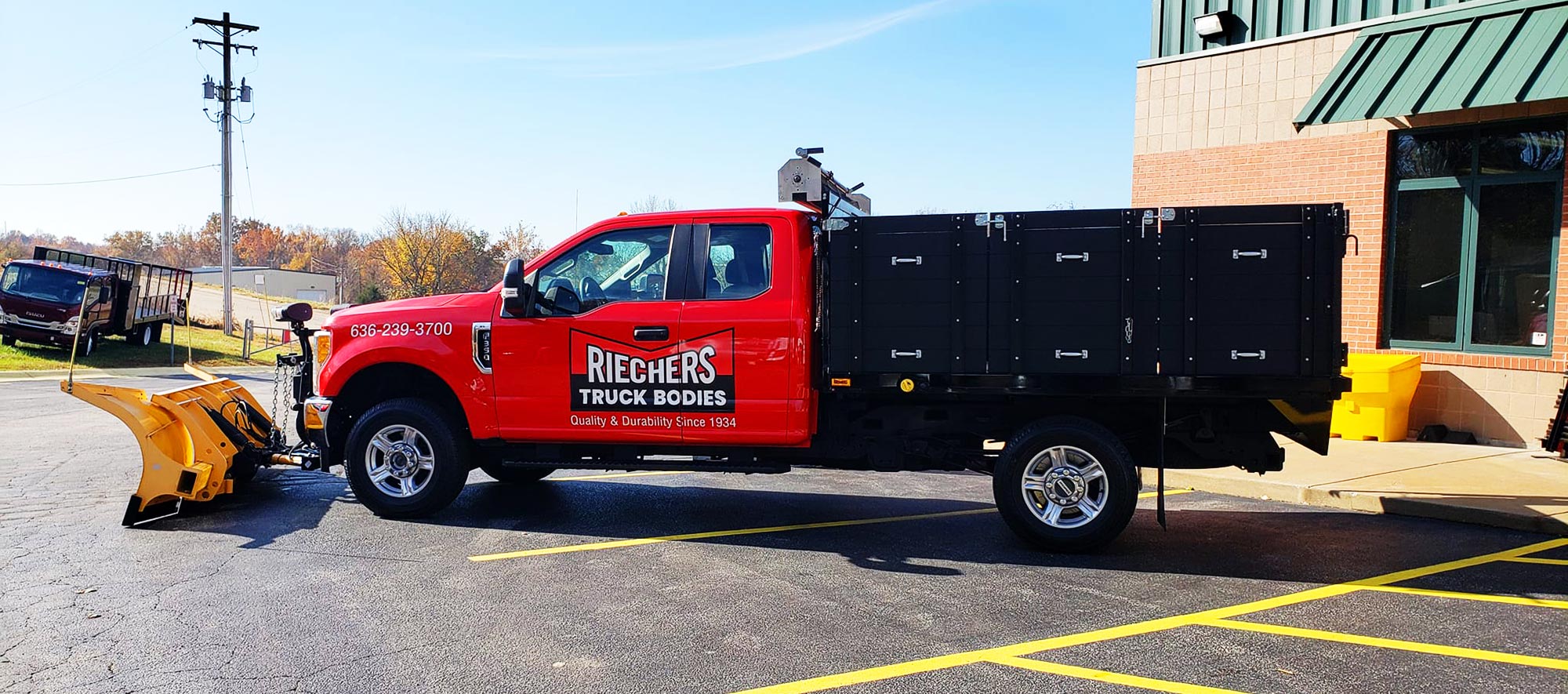 Riechers branded truck