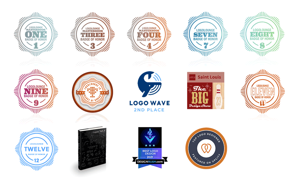 Visual Lure's logo design awards