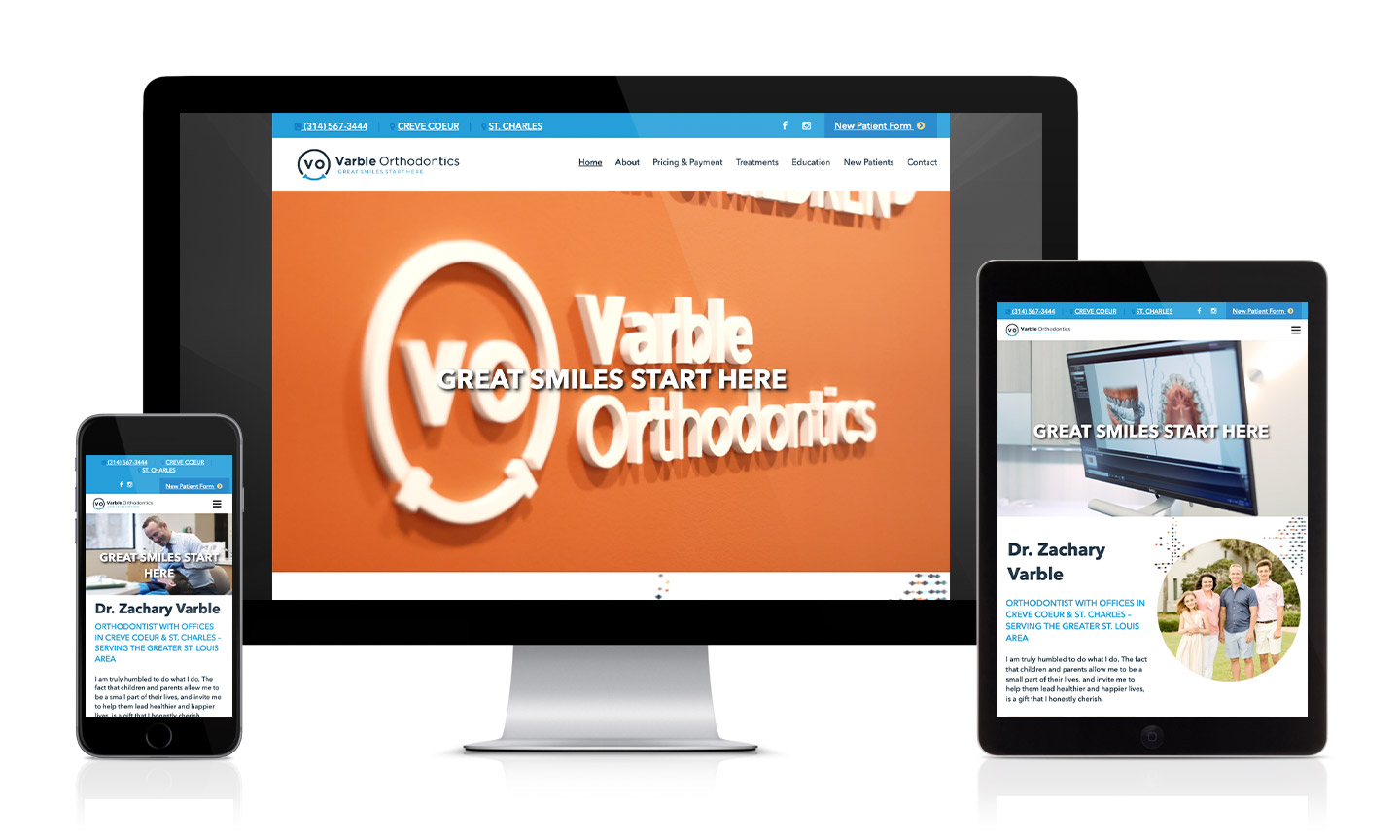 Varble Orthodontics Website