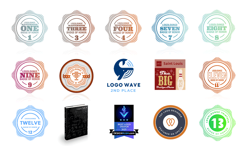 Visual Lure's logo design awards