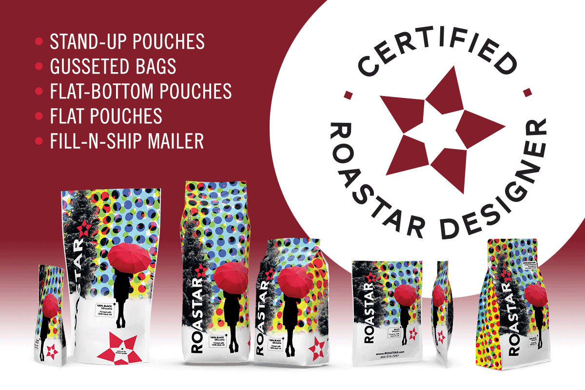 Roastar certified packaging designer