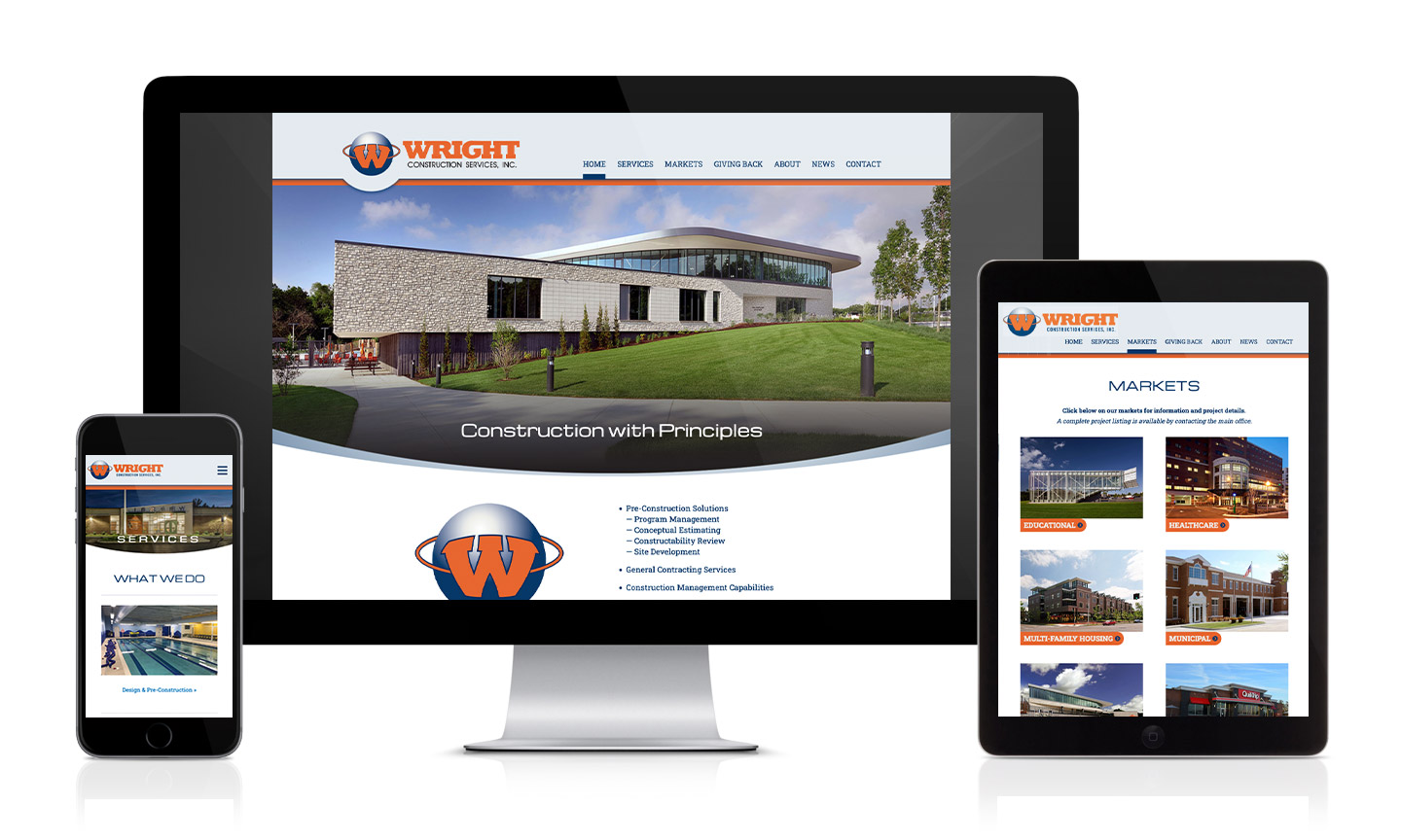 Wright Construction Website