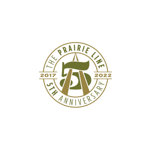 Prairie Line 5th Anniversary Logo
