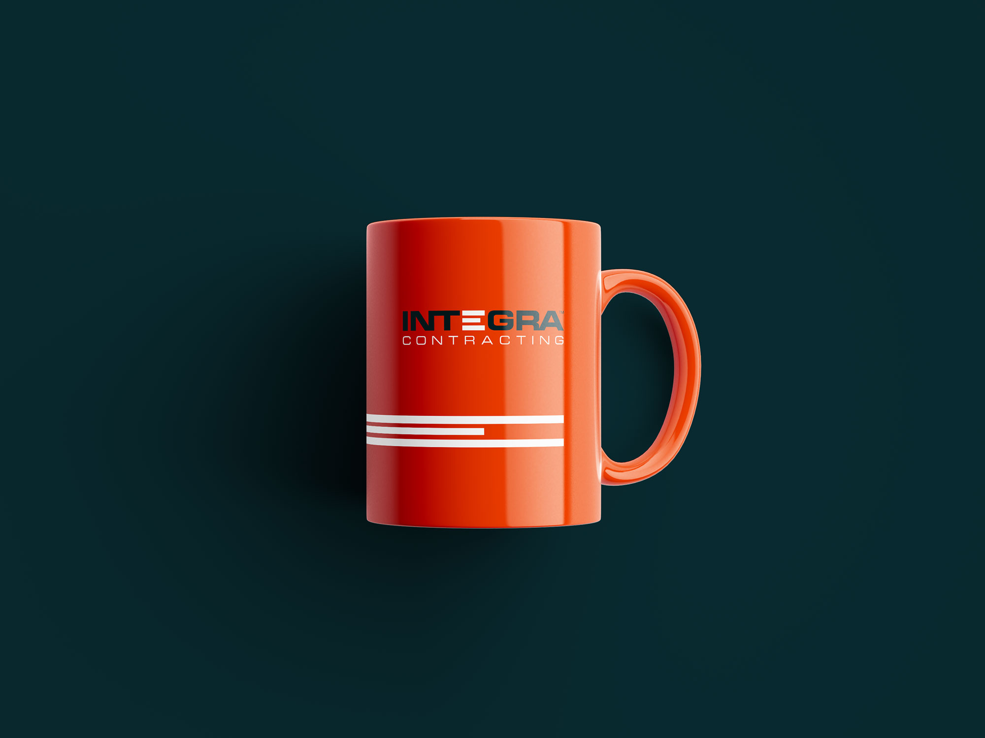 Integra branded mug design