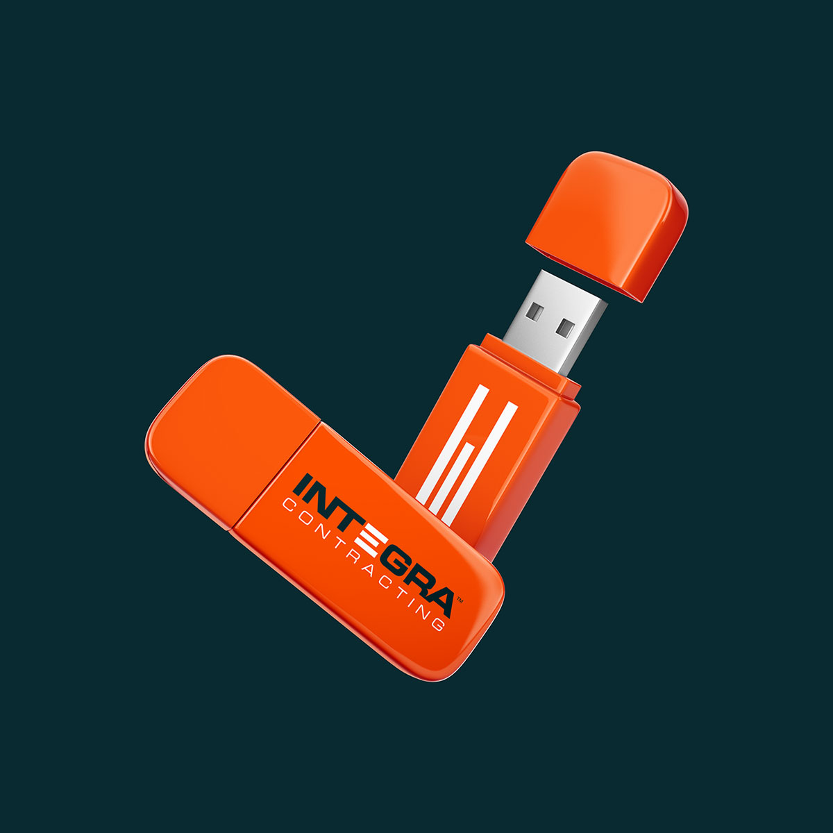 Integra branded flash drive design