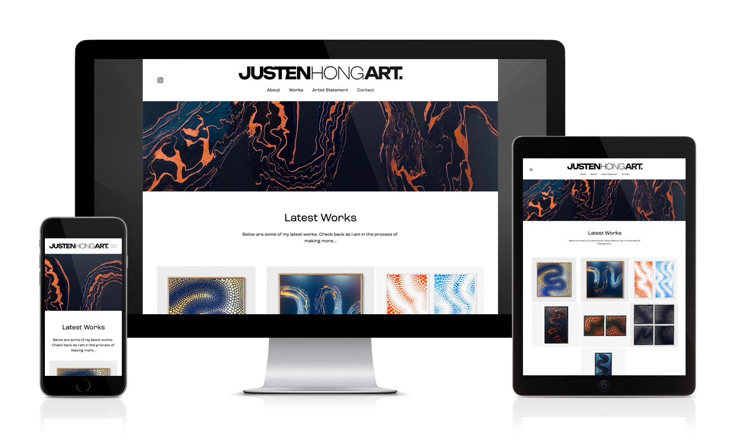 Justen Hong Art Website