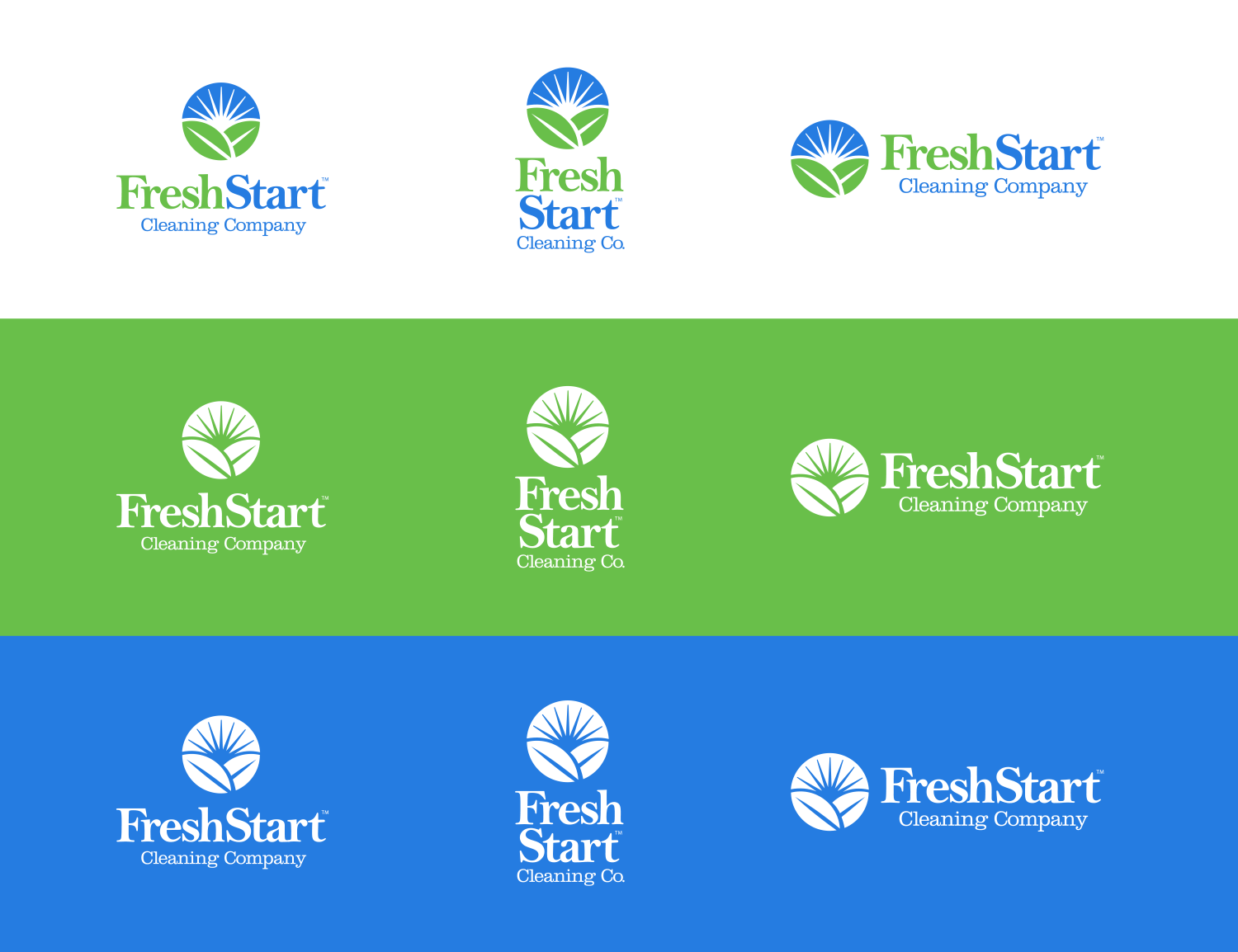 Fresh Start final logo lockups