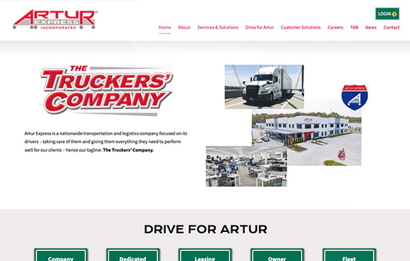 artur website design thumbnail
