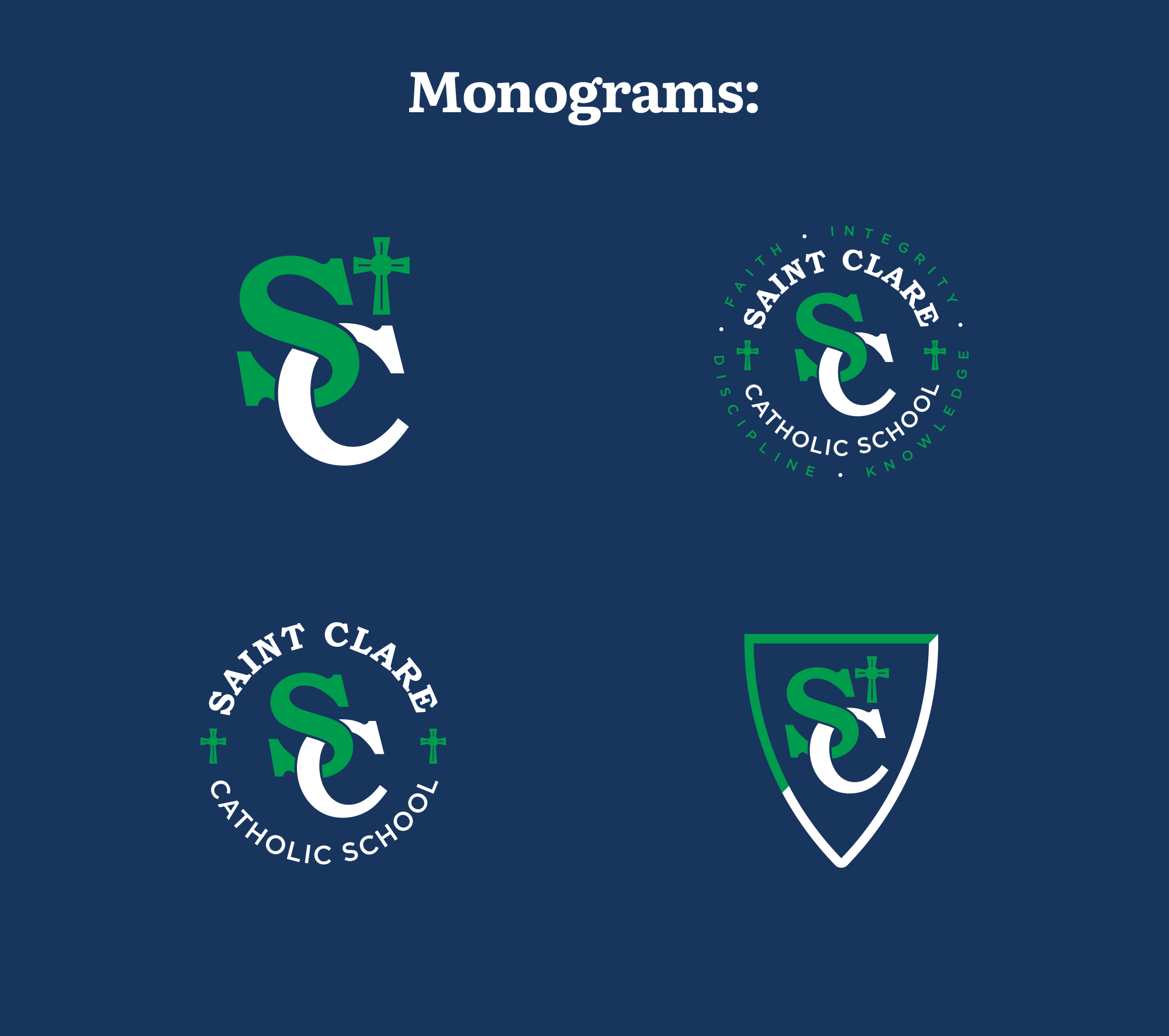 StC monogram logos