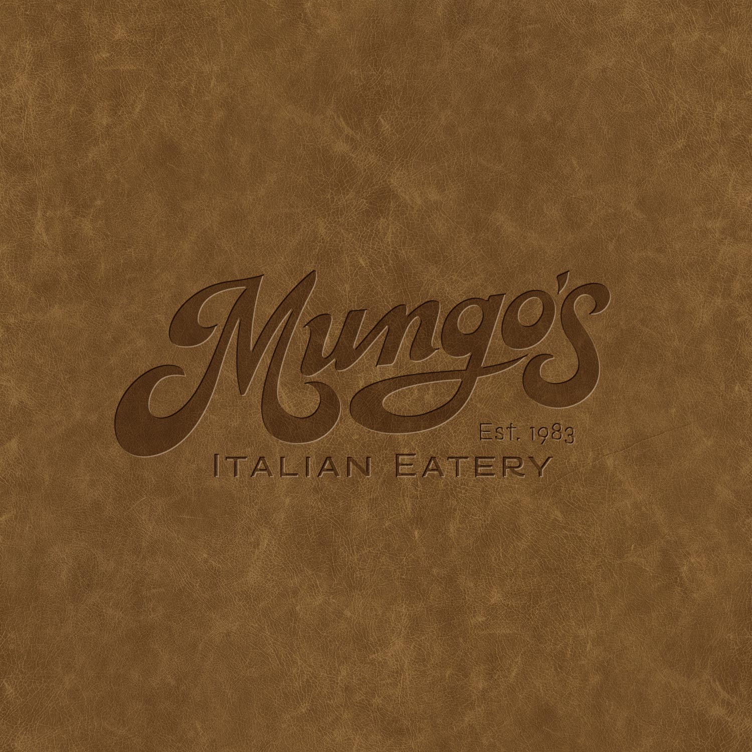 embossed-leather mungos logo