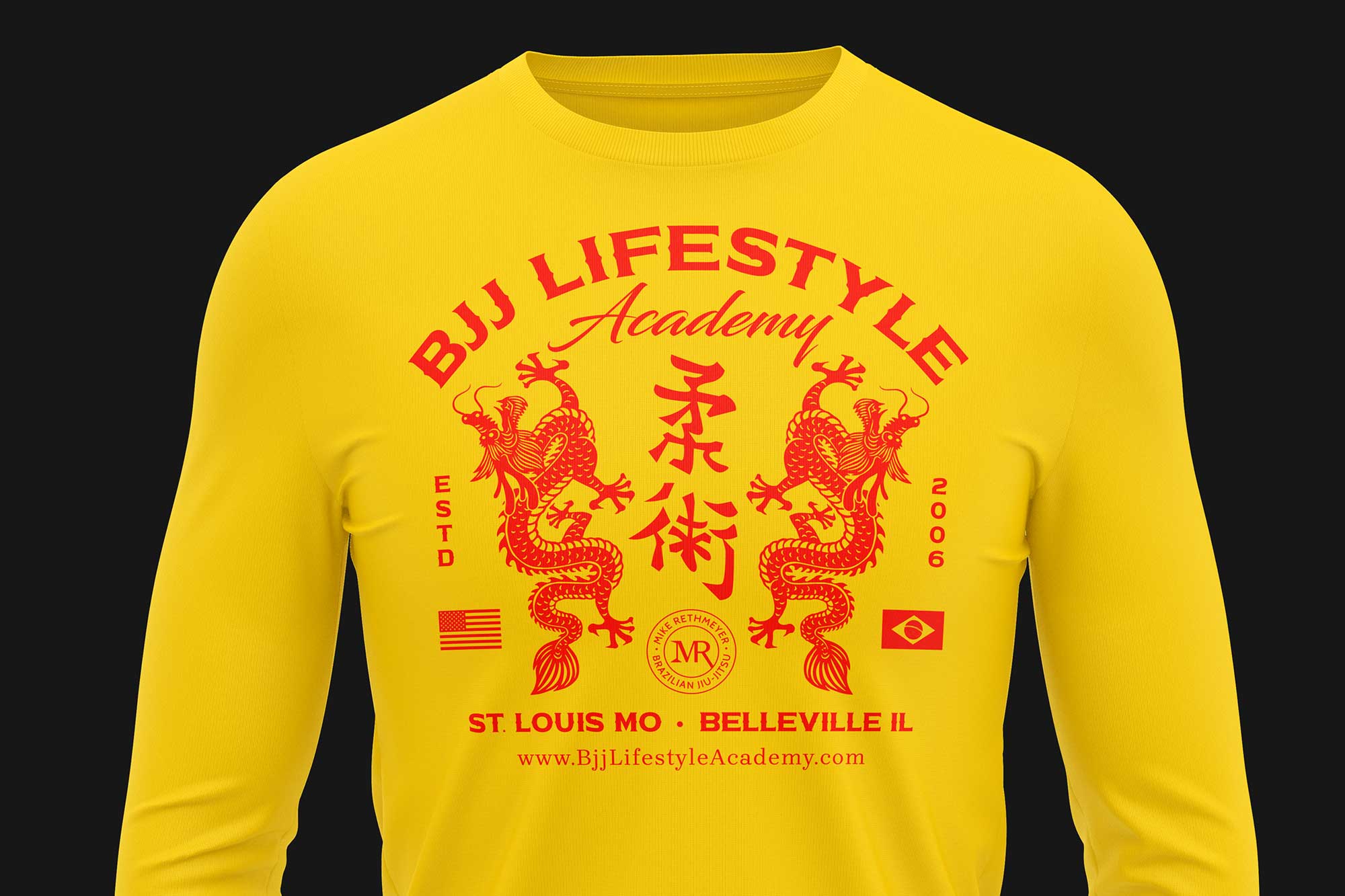 BJJ long Sleeve Shirt design