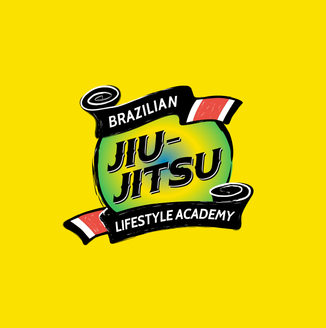 BJJ LA color logo design