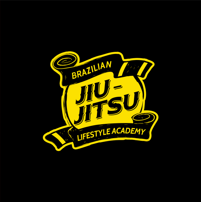 BJJLA reverse logo design