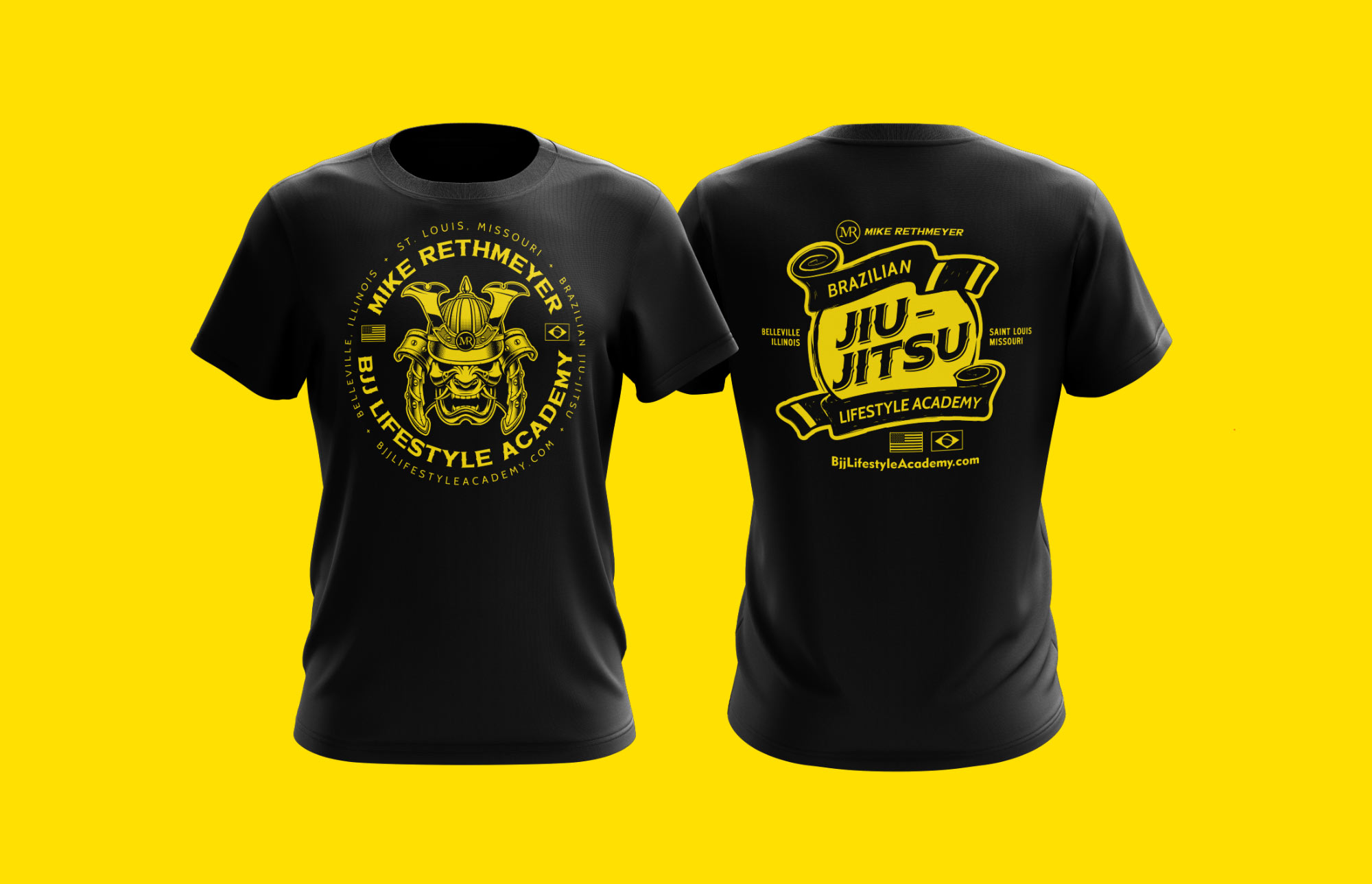 BJJ LA shirt design 1