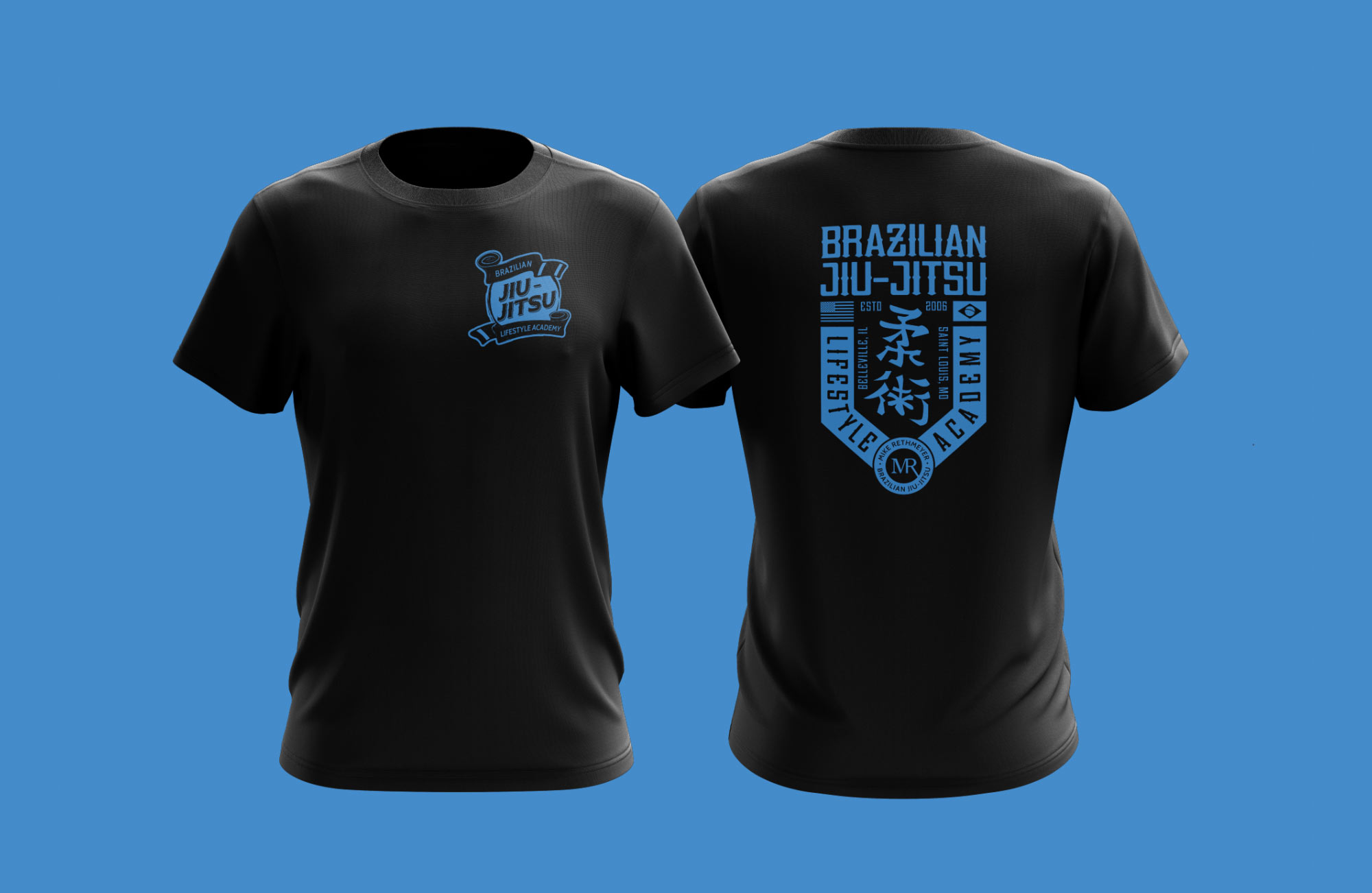 BJJ LA shirt design 3