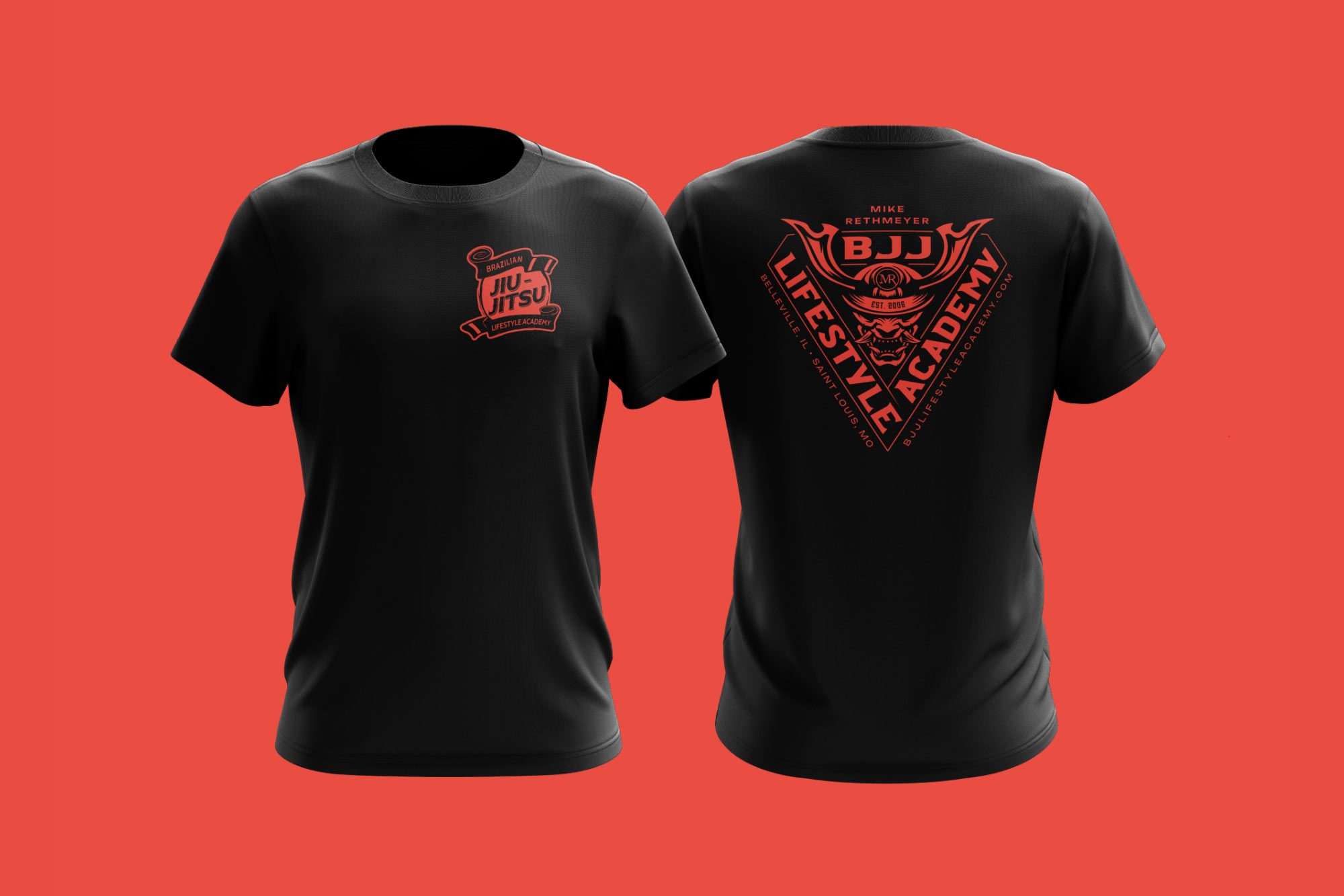 BJJ LA shirt design 2