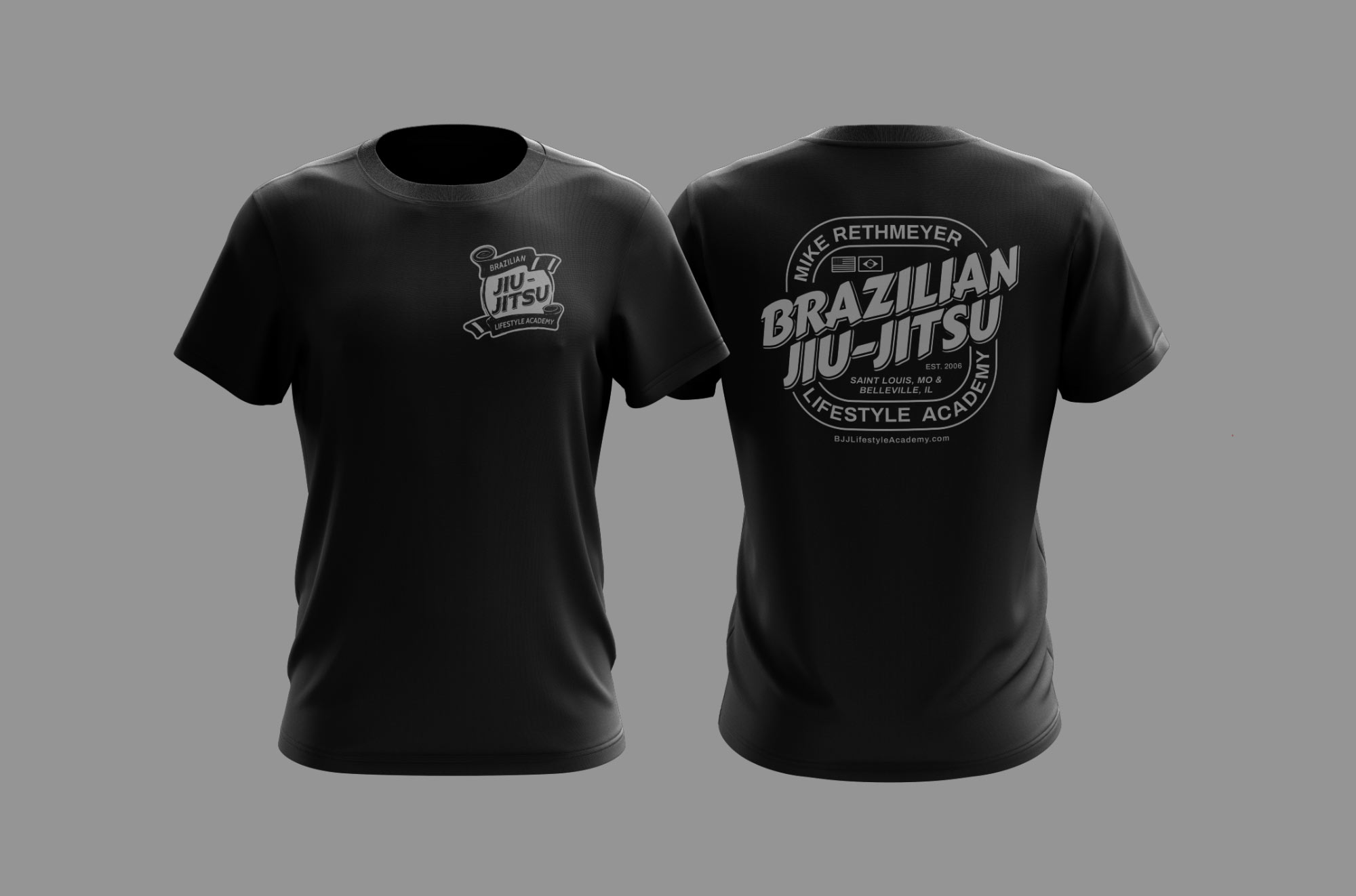 BJJ LA shirt design 5