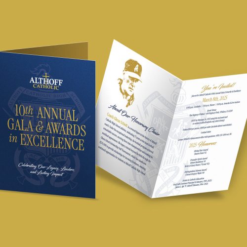 Althoff Catholic 2025 Gala Invite