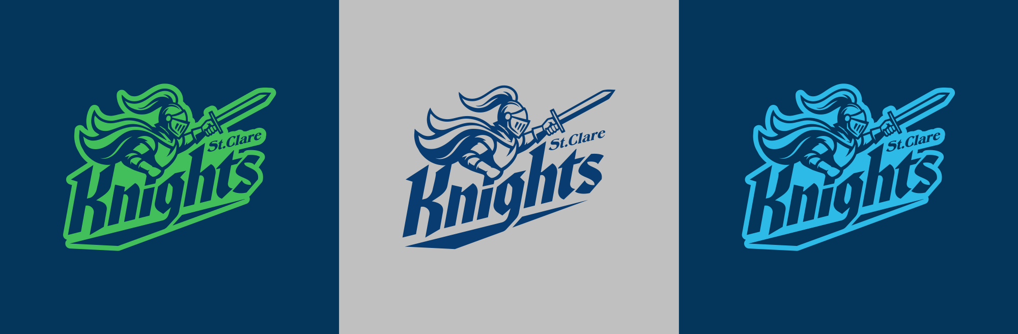Knights Charging Logos