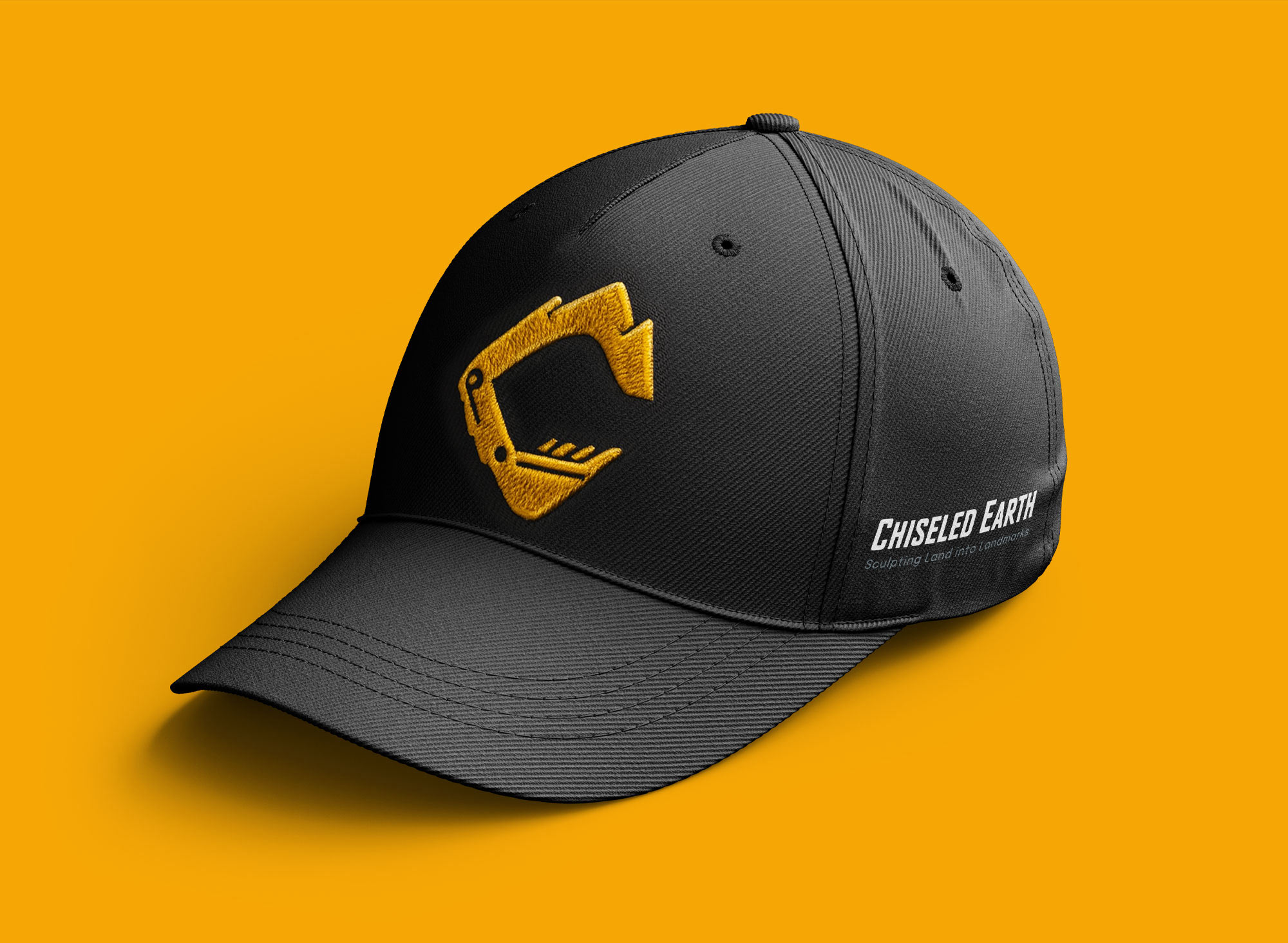 Chiseled hat design branding