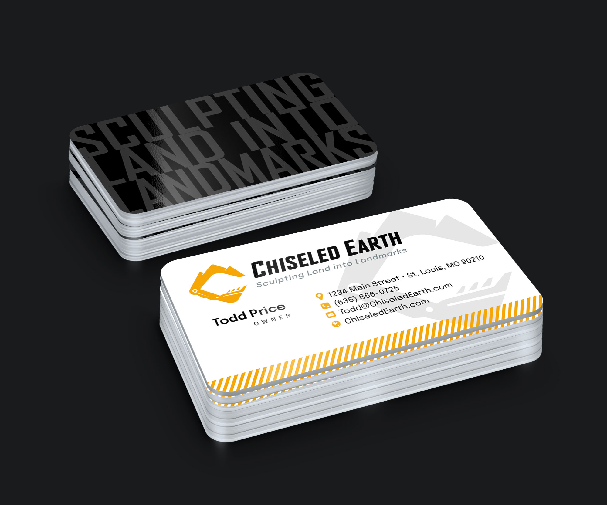 CE business card design branding 2