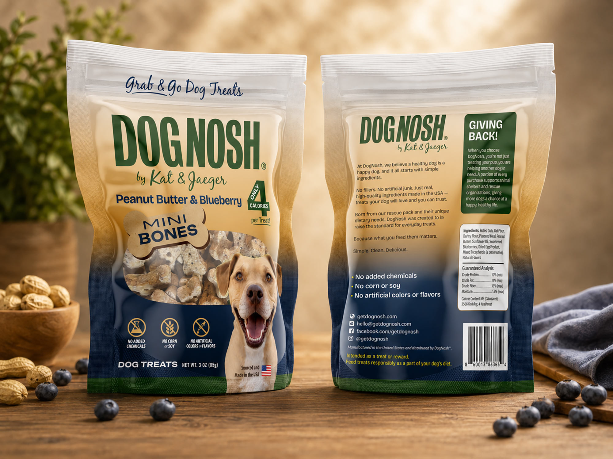 DogNosh PB & B package design