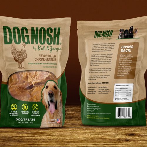 Dog treat packaging