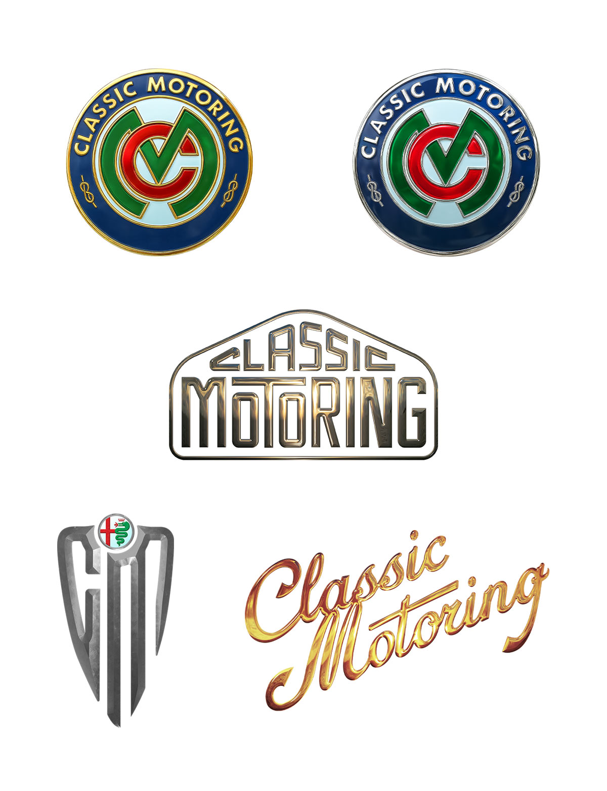 Classic Motoring Logo Designs