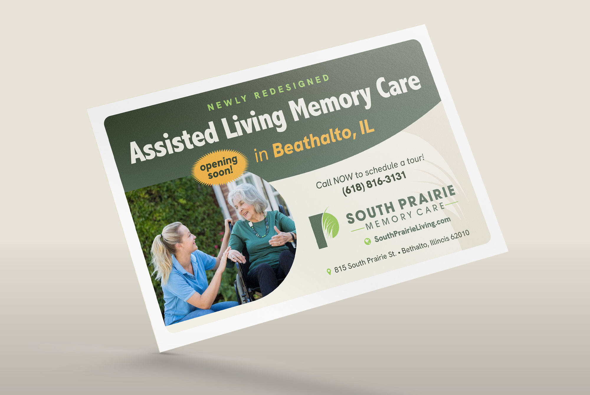 SPMC half page flyer design