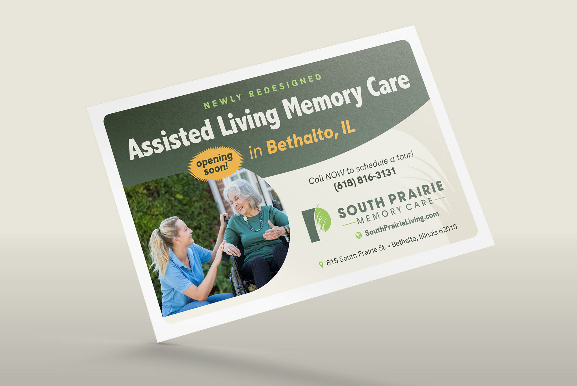 SPMC half page flyer design