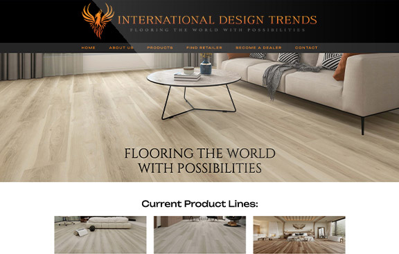 IDT Flooring website design