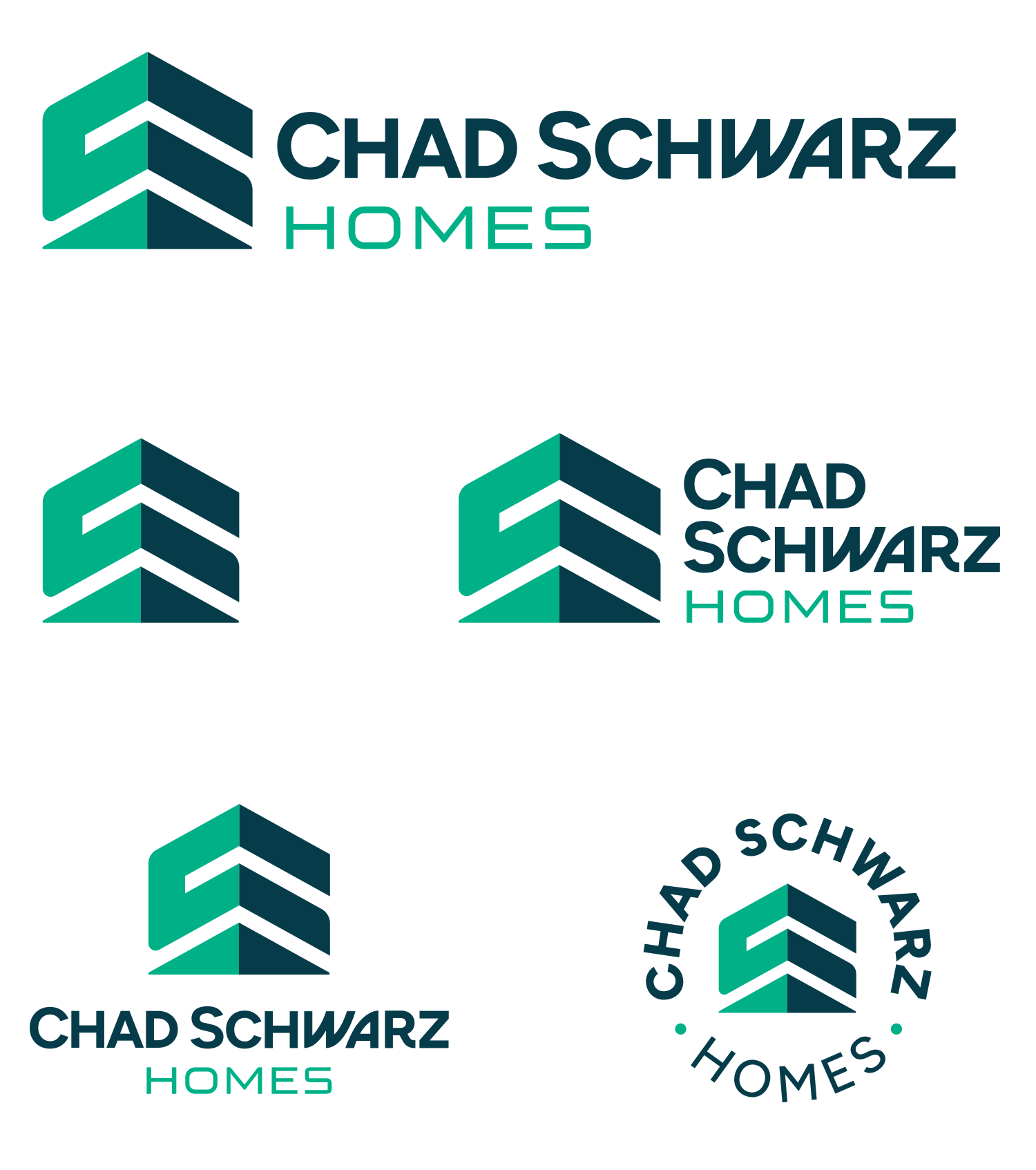 CSH logo lockups on a white background