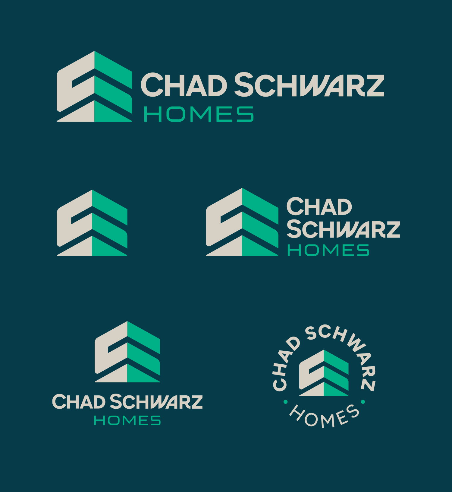 CSH logo lockups on a dark background