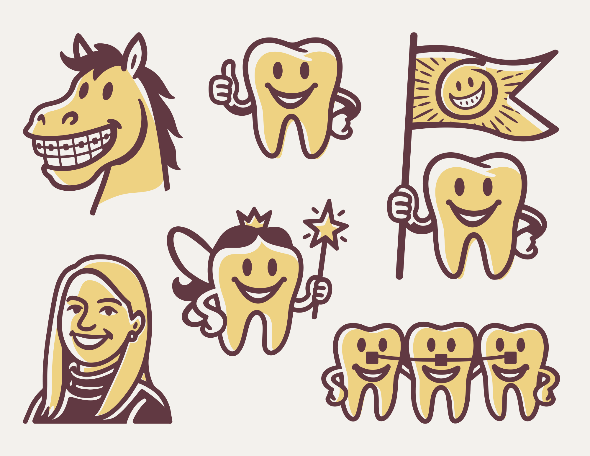 olson spot illustrations design