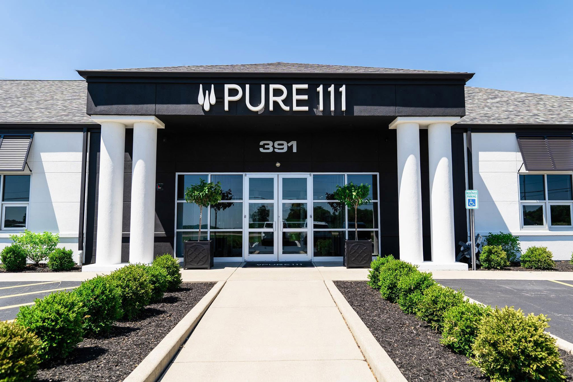 Pure 111 logo/sign