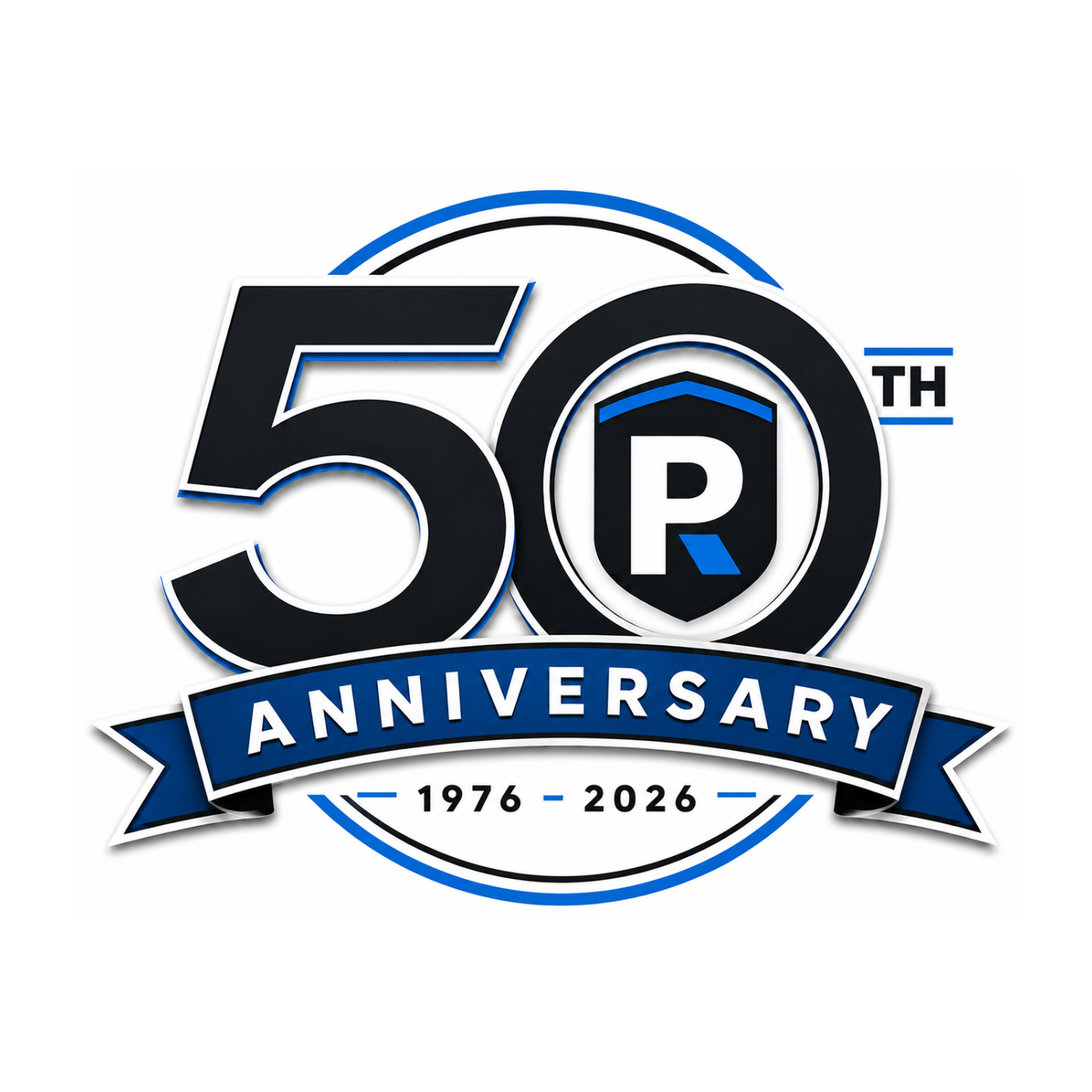 Performance Roofing 50th Anniversary Logo