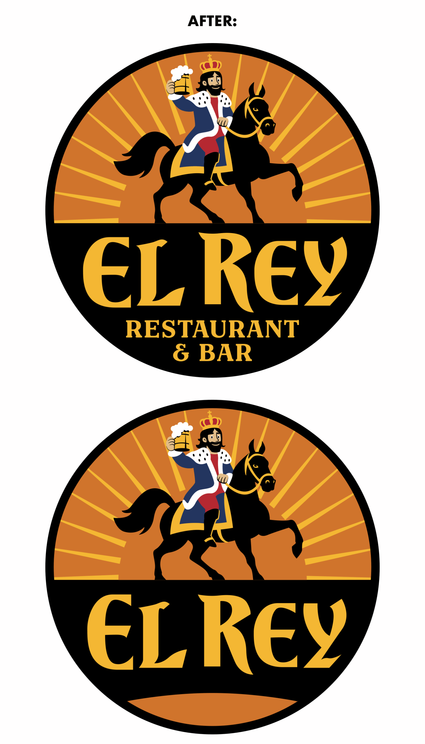 ElRey logos after redesign