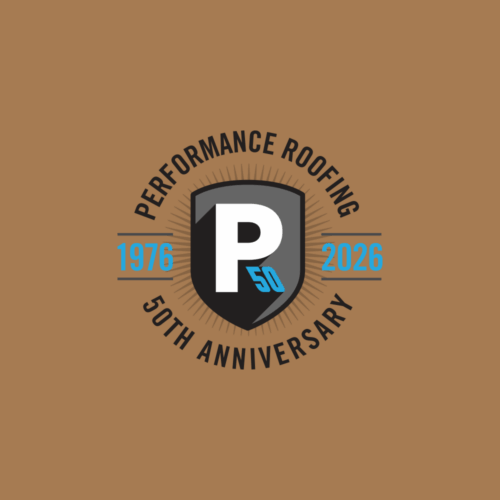 Performance Roofing 50th Logo