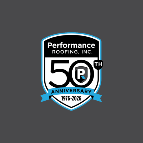 Performance Roofing 50th Logo