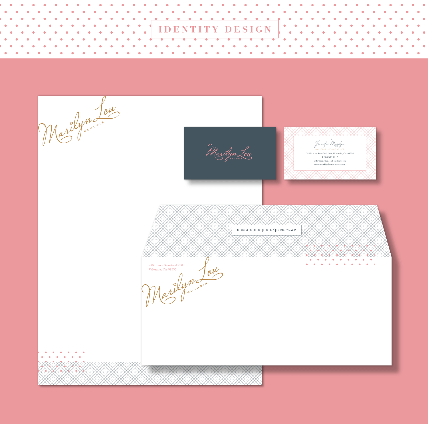 Marilyn Lou Boudoir identity design