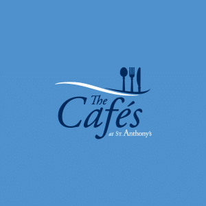 Logo design for the Cafés in St. Anthony's hospital